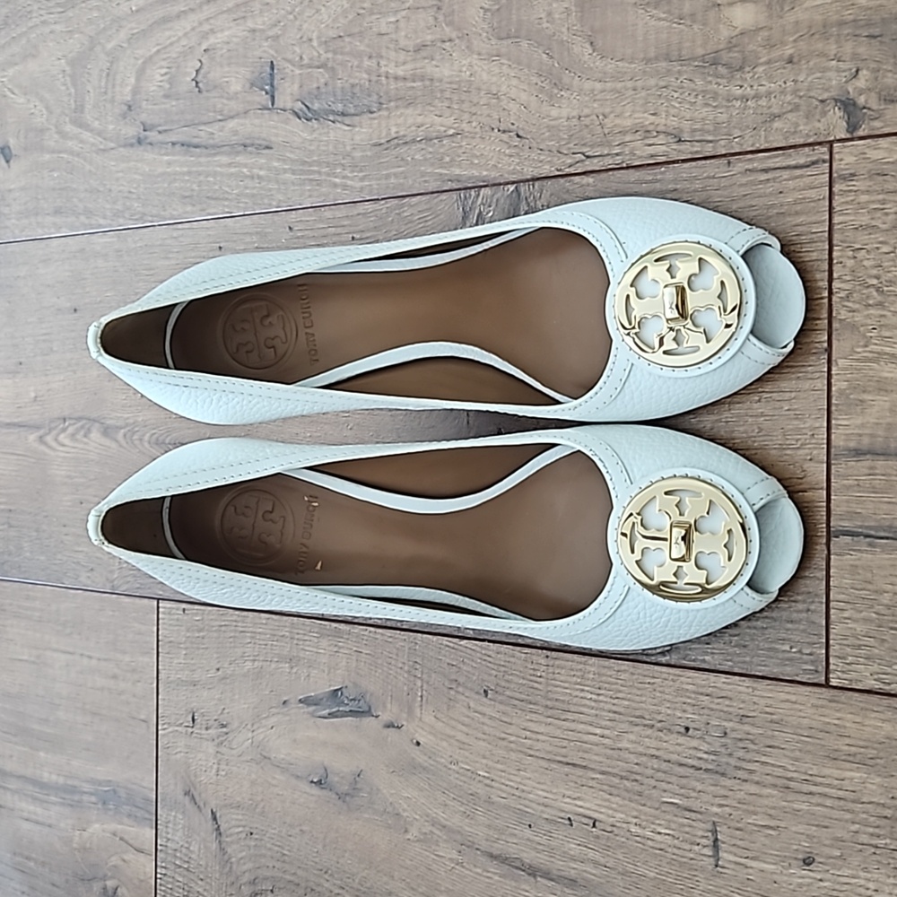 Tory Burch White Wedge Shoes Heels